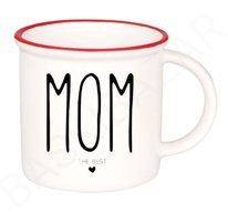 Baskıbazar "Mom Kırmızı" Bonny Lüks Kupa Çok Şık