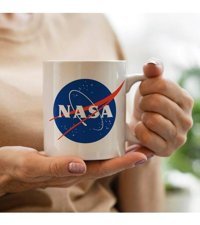 Qoeuyl Boutique Nasa Uzay Temalı Baskılı Kupa Bardak
