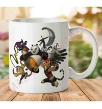 Art Hediye A2432 Kung Fu Panda İki Tarafı Baskılı Kupa Bardak