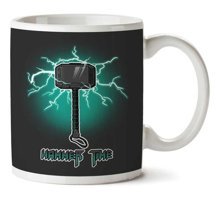 Art Hediye Hammer Time Thor İki Tarafı Baskılı Kupa Bardak
