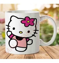 Art Hediye 1-1056 Hello Kitty İki Tarafı Baskılı Kupa Bardak