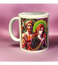 Heg Store Adem Havva Temalı Baskılı Kupa