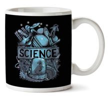 Art Hediye Science Montage İki Tarafı Baskılı Kupa Bardak