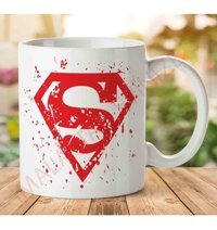 Art Hediye 1-1235 Superman İki Tarafı Baskılı Kupa Bardak