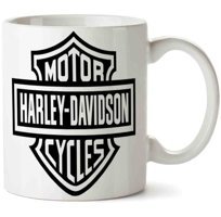 Art Hediye Harley Davidson İki Tarafı Baskılı Kupa Bardak