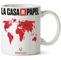 Art Hediye La Casa De Papel 4 İki Tarafı Baskılı Kupa Bardak