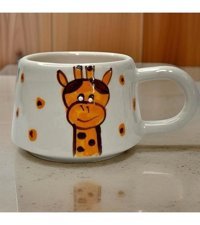 İlbay Çini Takı İlbay Seramik Kupa Bardak Mug Klasik Zürafa