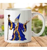 Art Hediye Wizard-Png-Hd İki Tarafı Baskılı Kupa Bardak