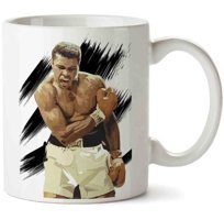 Art Hediye Muhammed Ali 3 İki Tarafı Baskılı Kupa Bardak