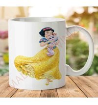 Art Hediye Snow-White-Png İki Tarafı Baskılı Kupa Bardak
