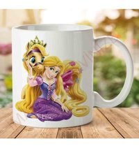 Art Hediye A2529 Rapunzel İki Tarafı Baskılı Kupa Bardak