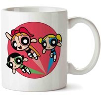 Art Hediye Powerpuff Girls 4 İki Tarafı Baskılı Kupa Bardak