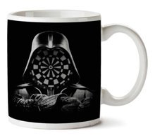 Art Hediye Siyah Dart Vader İki Tarafı Baskılı Kupa Bardak