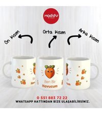 Moddy Store Özel Tasarım Ben Bir Havucum Baskılı Kupa Bardak