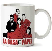 Art Hediye La Casa De Papel 3 İki Tarafı Baskılı Kupa Bardak