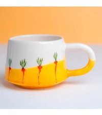 İlbay Çini Takı İlbay Seramik Klasik Kupa Mug Havuç