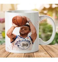 Art Hediye Stephen Curry İki Tarafı Baskılı Kupa Bardak