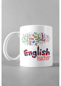 Hediyexpres English Teacher Baskılı Kupa Bardak