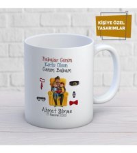 Mekstore Babalar Günün Kutlu Olsun Yazılı Kupa