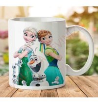 Art Hediye Frozen-Png-Clipart İki Tarafı Baskılı Kupa Bardak