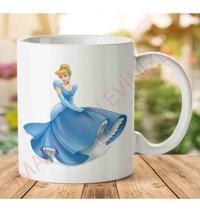 Art Hediye Cinderella-Png İki Tarafı Baskılı Kupa Bardak