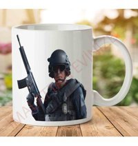Art Hediye 1-2306 Battlefield İki Tarafı Baskılı Kupa Bardak