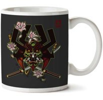 Art Hediye Kabuto Samurai Jack İki Tarafı Baskılı Kupa Bardak