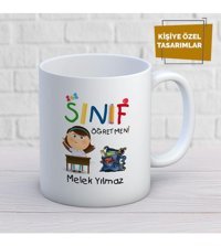 Mekstore İsime Özel Sınıf Öğretmeni Kupa