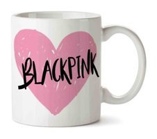Adell Black Pink Blackpink Kalp Kupa Bardak