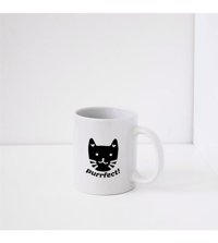 Tabby Design Kedi Baskılı Hediyelik Kupa A