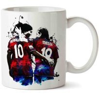 Art Hediye Ronaldo Messi İki Tarafı Baskılı Kupa Bardak