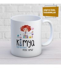 Mekstore İsim Yazılı Kimya Öğretmeni Kupa