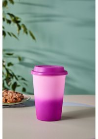 Karaca Soft Touch Travel Kupa / Mug 300 ml Pembe