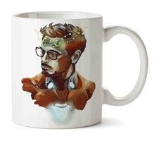 Adell Tony Stark Marvel Demir Adam Kupa Bardak