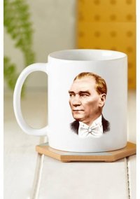 Baskıtech Mustafa Kemal Atatürk Baskılı Porselen Kupa