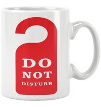 Qoeuyl Boutique Do Not Disturb Baskılı Kupa Bardak