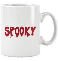 Qoeuyl Boutique Spooky Baskılı Kupa Bardak