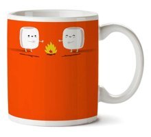Art Hediye Marshmallows İki Tarafı Baskılı Kupa Bardak