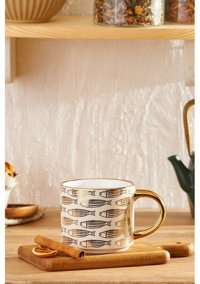 Emsan Elegant Fish Kupa 435 ml Gold