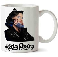 Art Hediye Katy Perry Cat İki Tarafı Baskılı Kupa Bardak