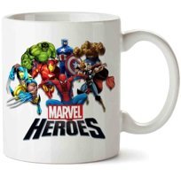 Art Hediye Marvel Heroes İki Tarafı Baskılı Kupa Bardak
