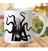 Art Hediye Slender-Man-Png-Hd İki Tarafı Baskılı Kupa Bardak