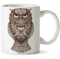 Art Hediye Baykuş Owl2 İki Tarafı Baskılı Kupa Bardak