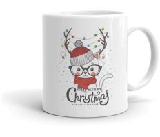 Mini Maker Kids Merry Cristmas Kedi Kupa Bardak
