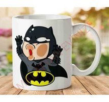 Art Hediye Batman Çizgifilm İki Tarafı Baskılı Kupa Bardak