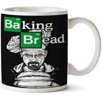 Art Hediye Baking Bread Ekmek İki Tarafı Baskılı Kupa Bardak