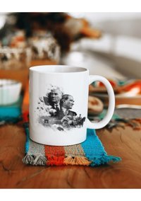 Baskıbazar Atatürk Baskılı Kupa Bardak Çift Yönlü