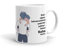 Mini Maker Kids Kişiye Özel Baba Omuzu Kupa Bardak