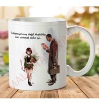 Art Hediye Mathilda İntikam İki Tarafı Baskılı Kupa Bardak