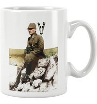 Qoeuyl Boutique Atatürk Baskılı Özel Kupa Bardak No:1